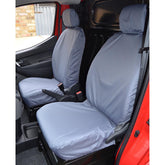 Nissan Nv200 2009 On Driver And Passenger Single Non-folding Seat Covers - Pair - Grey